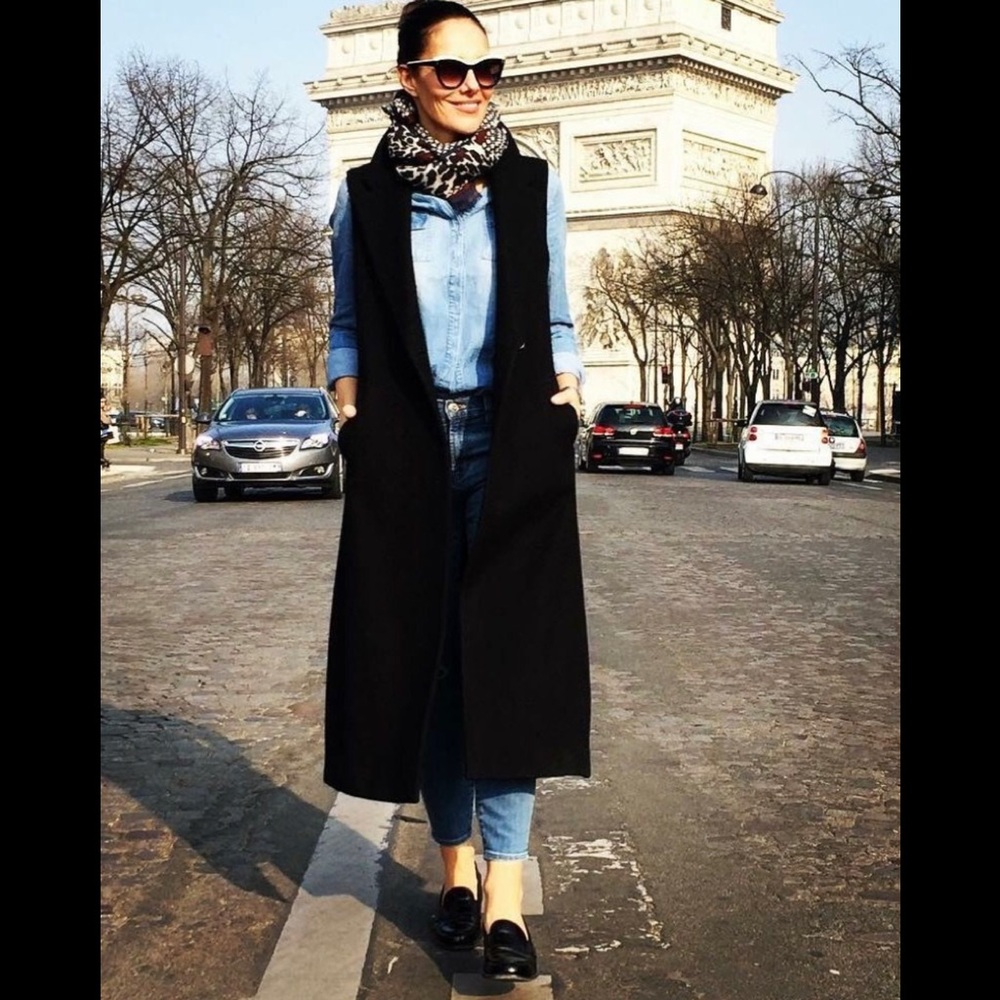 Zara Structured Vest/Coat- Handmade - M